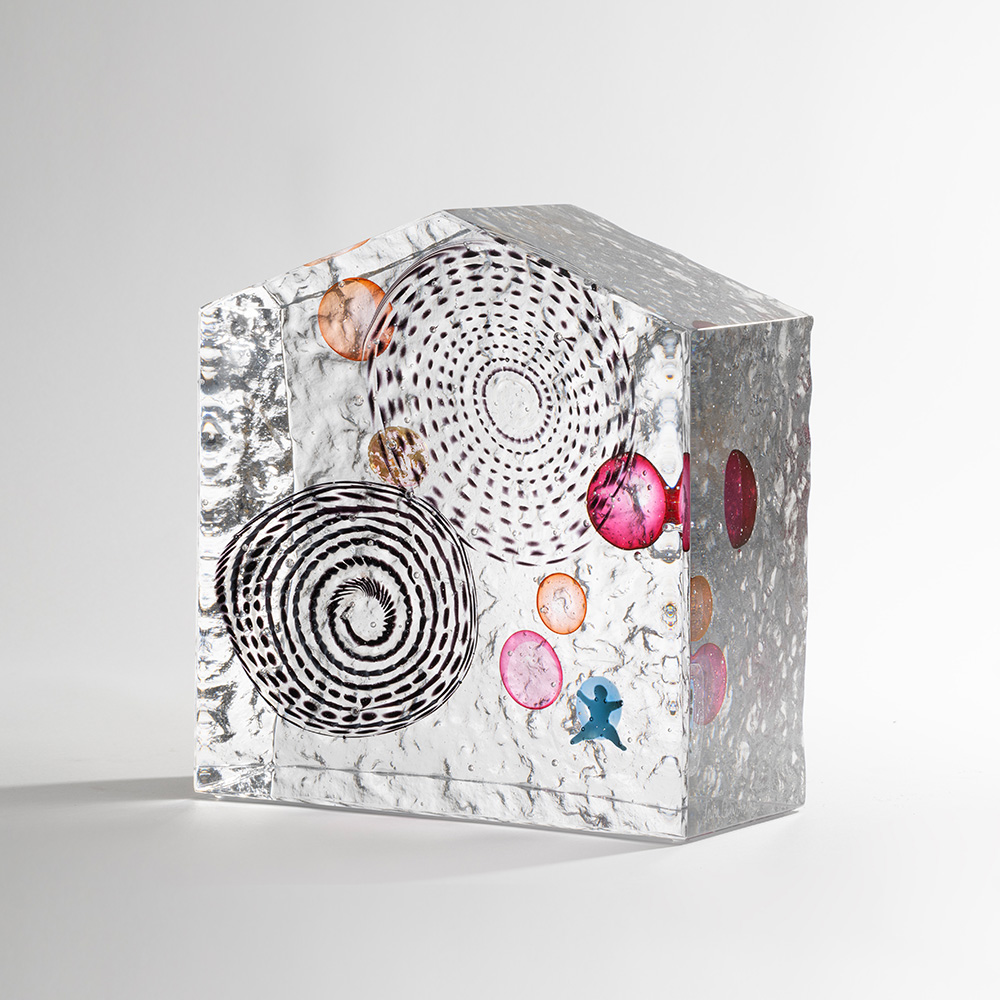 Erika Lagrbielke Cosmos Solid I, gjuten skulptur, unik, 2025